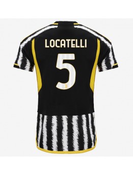 Moški Nogometna dresi replika Juventus Manuel Locatelli #5 Domači 2023-24 Kratek rokav